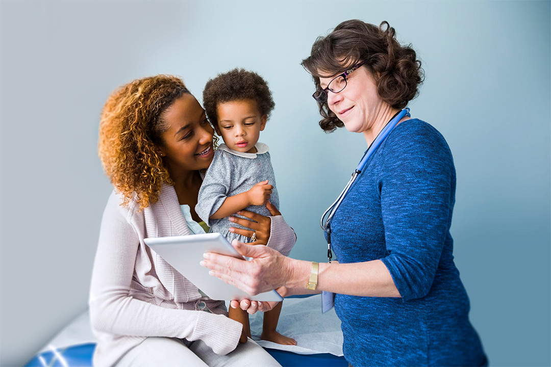 Doctor explaining details to a patient